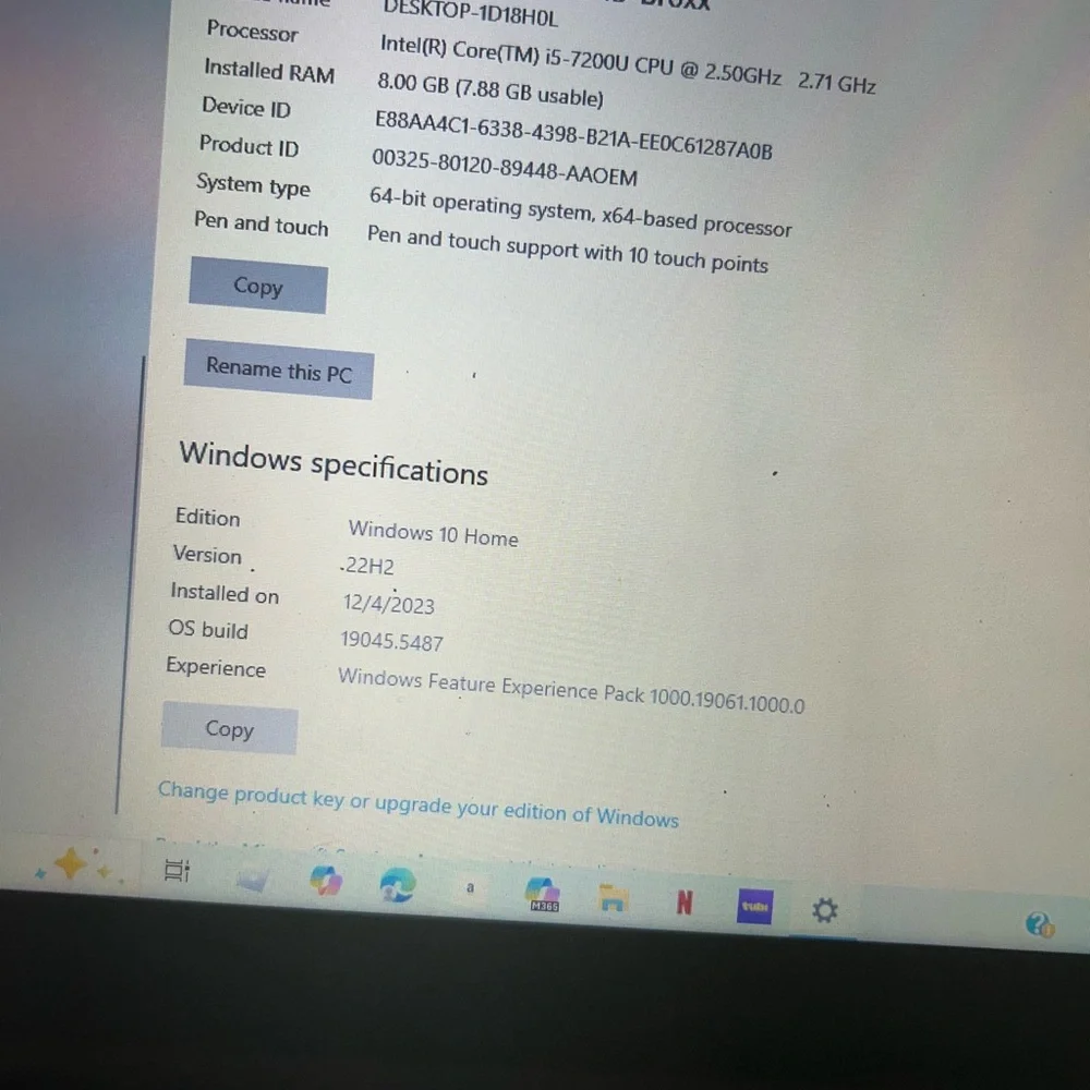 HP Gray x360 pavilion convertible laptop